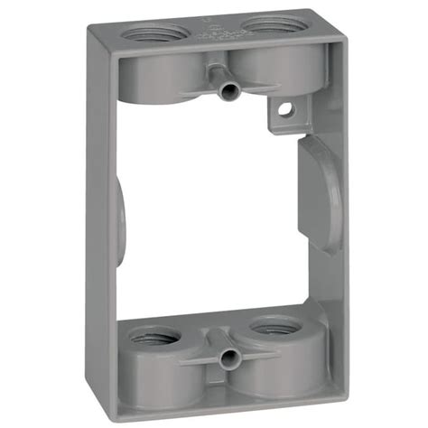 lowe's electrical box extender|single gang electrical box extender.